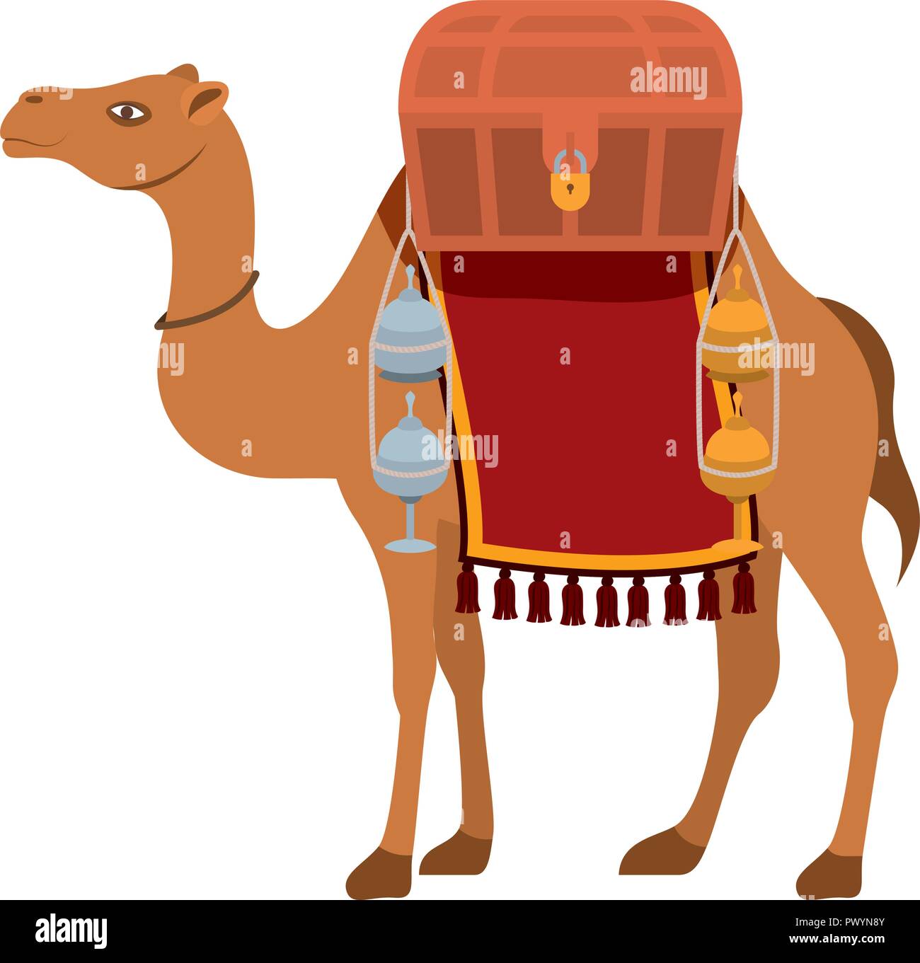 Download cute camel desert animal Stock Vector Art & Illustration ...