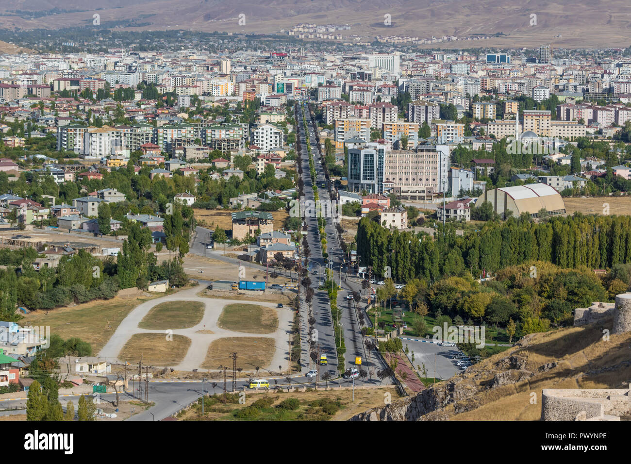 Van, Turkey - at the border with Iran, Van and its wonderful lake are  splendid places to visit. Here in the picture a view from the castle Stock  Photo - Alamy