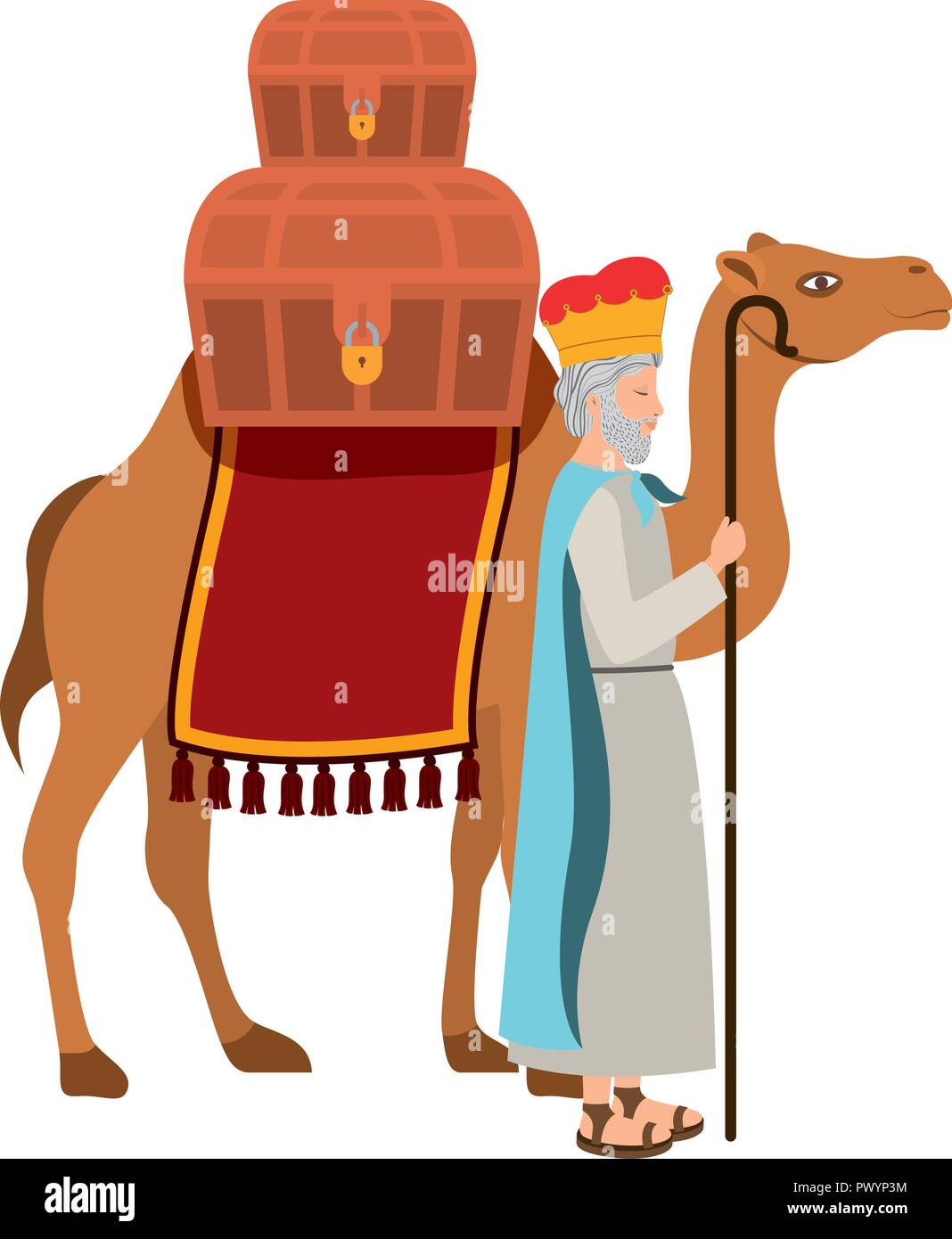 wise man with camel manger character Stock Vector Image Art Alamy wise man with camel manger character Stock Vector Image Art Alamy