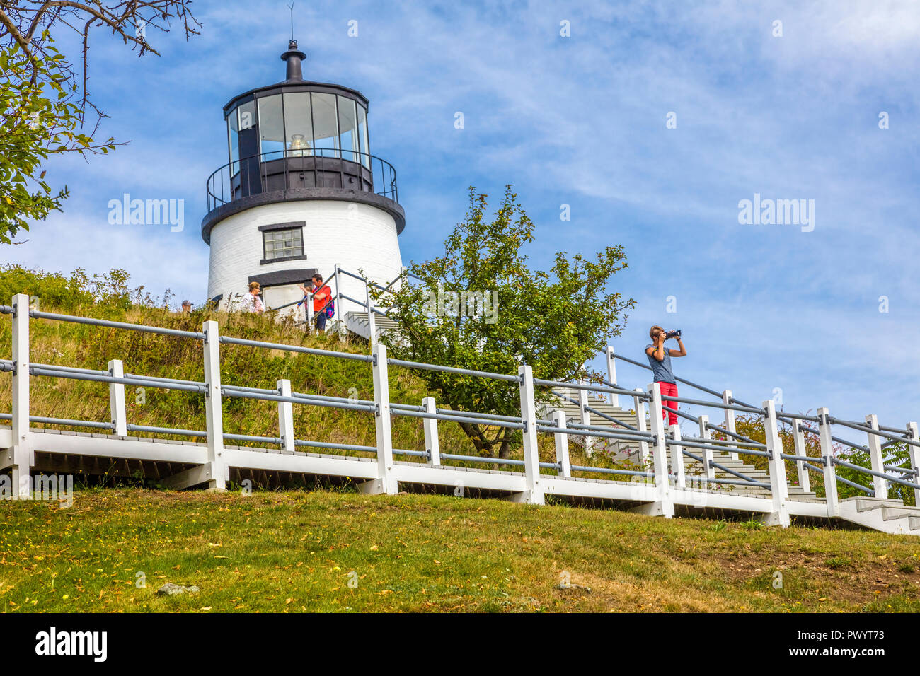 Owls Head Light High Resolution Stock Photography and Images Alamy