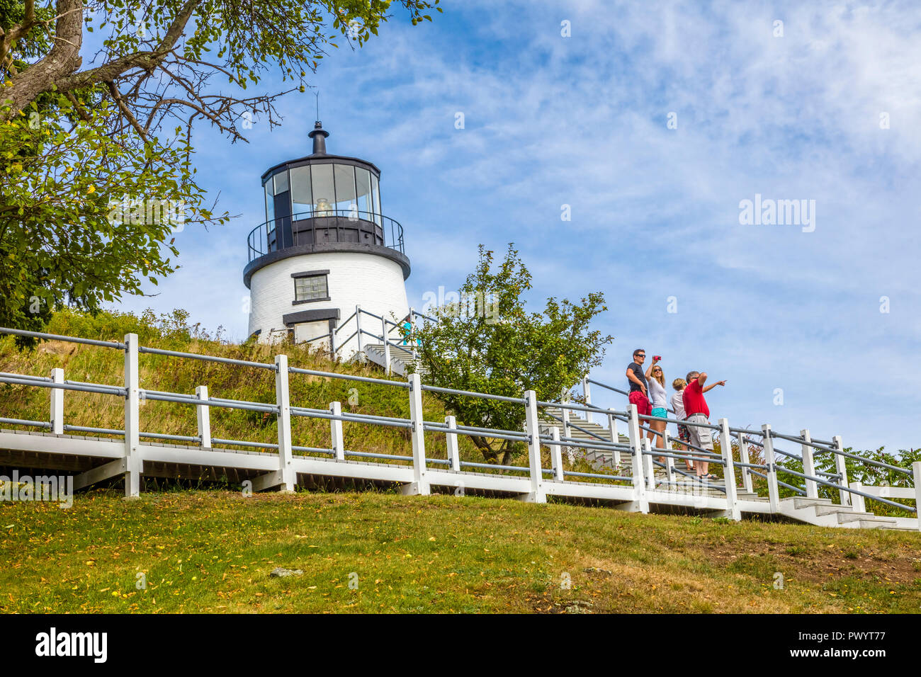 Owls Head Light High Resolution Stock Photography and Images Alamy