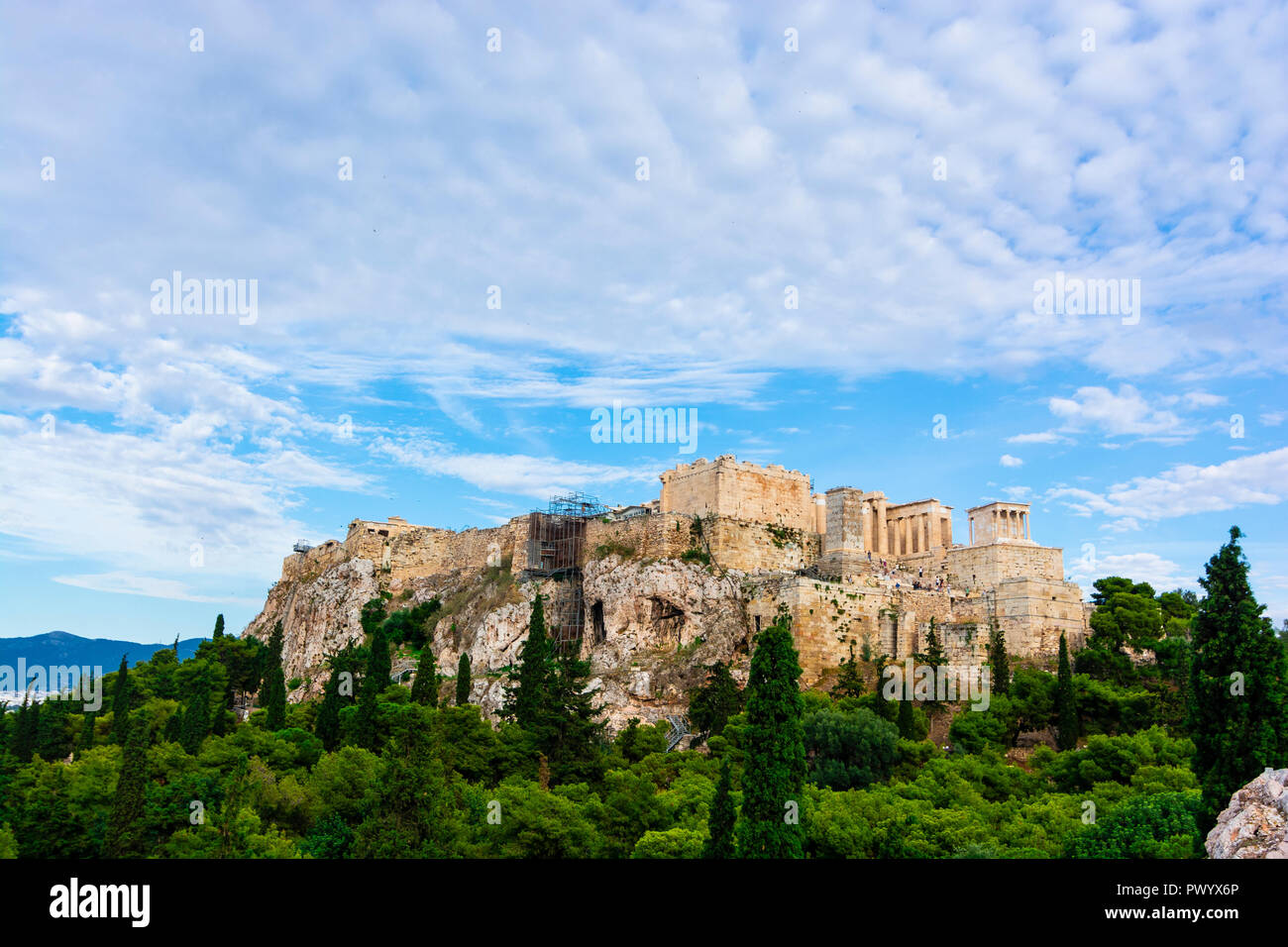 Acropolis of Athens, it's Worth Visiting The Mesmerizing Parthenon of Greece, Greece a Place to Travel at Stock Photo