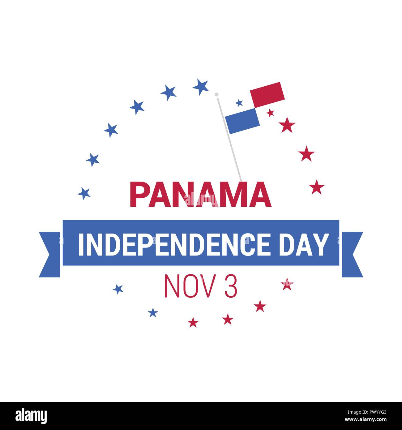 Panama Independence day design vector Stock Vector Image & Art Alamy