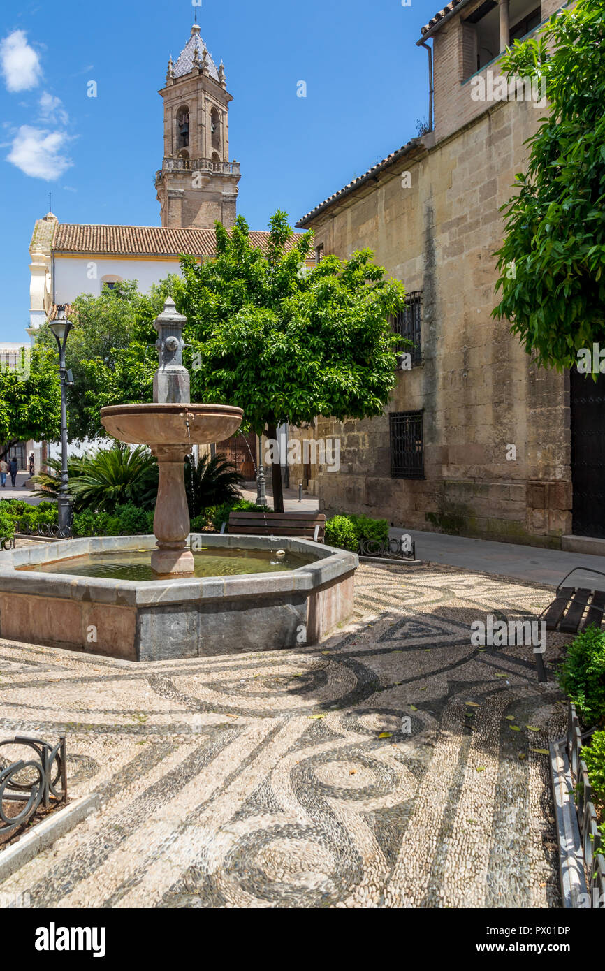San Andrés Square, Cordoba, Andalusia, Spain, Europe Stock Photo