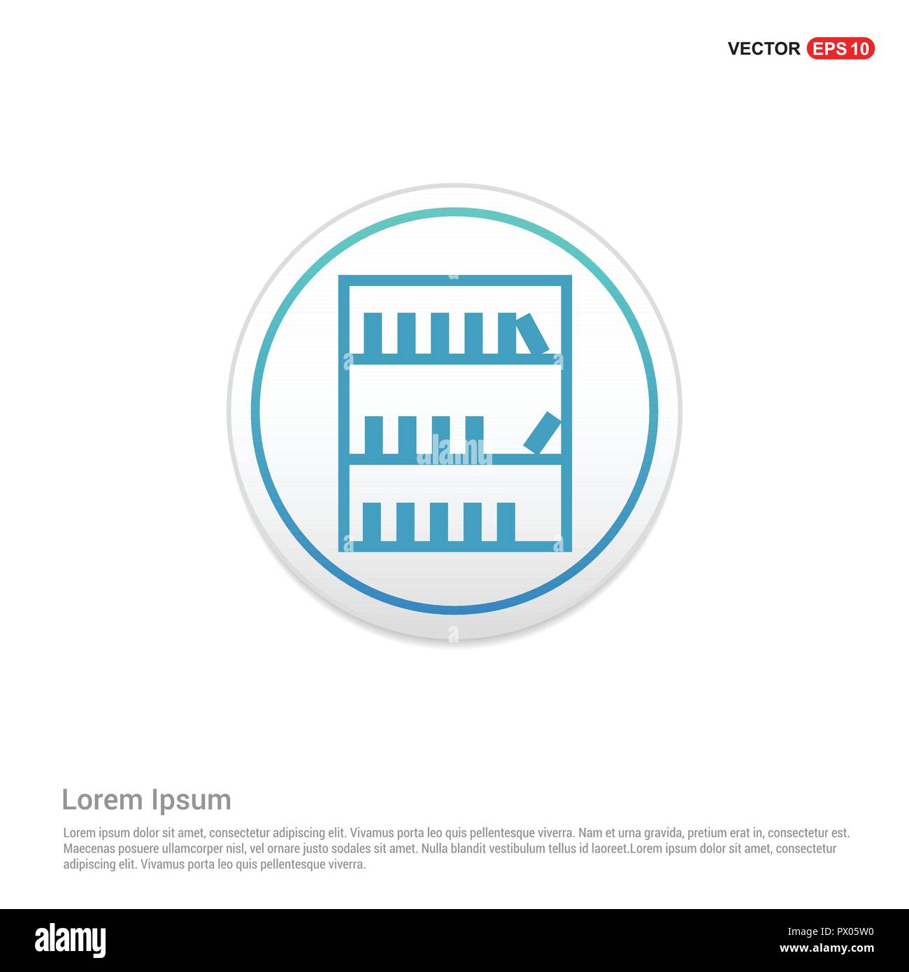 Bookstore, library icon Stock Vector Image & Art - Alamy