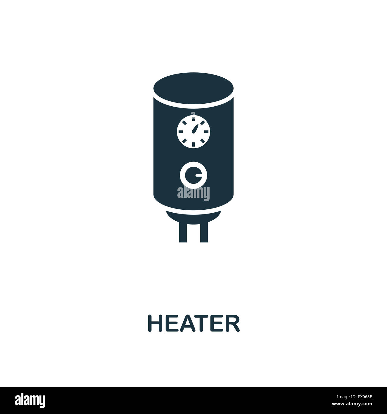 Heater icon. Premium style design from household collection. UX and UI