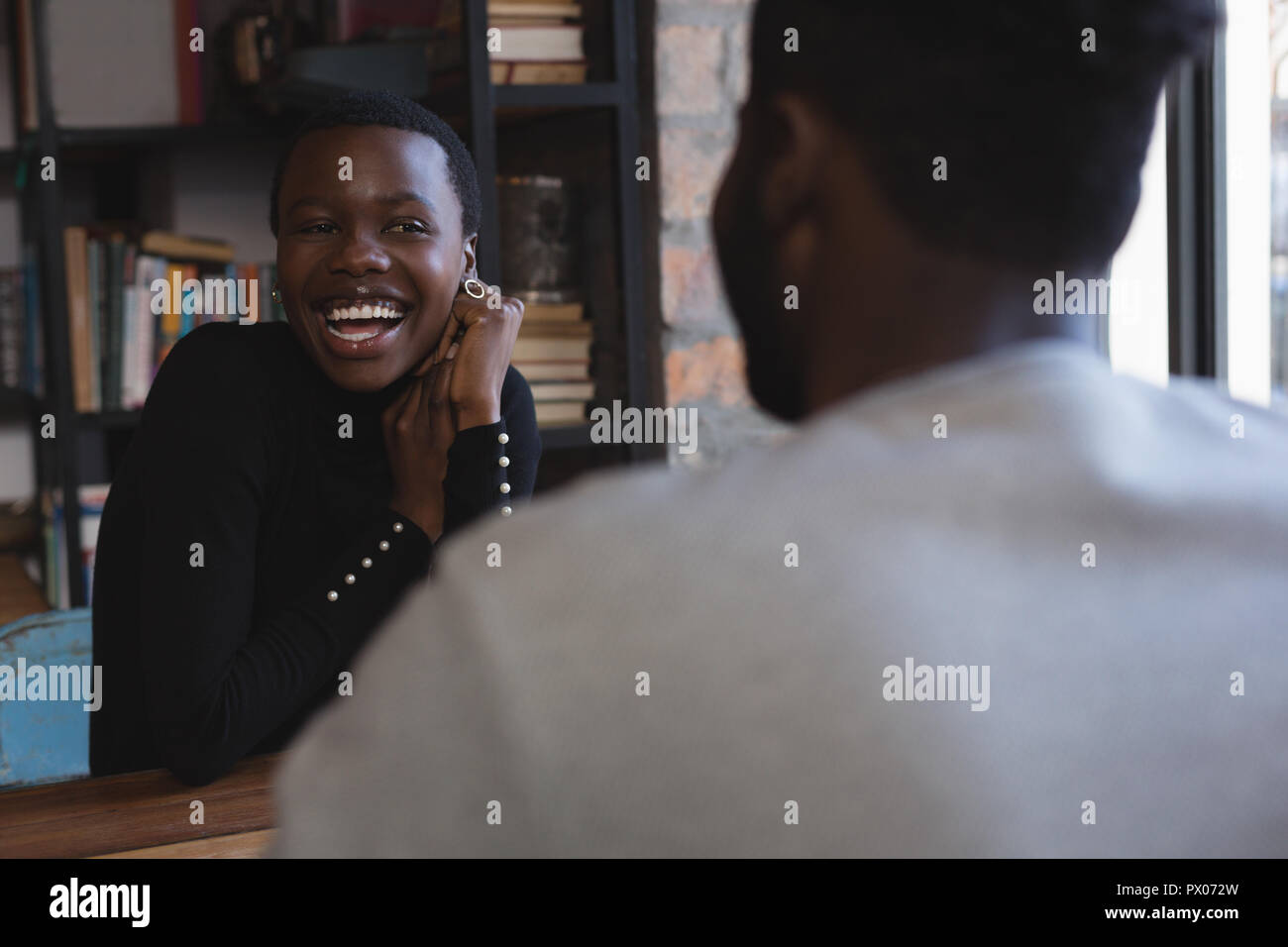 Man looking woman hi-res stock photography and images - Alamy