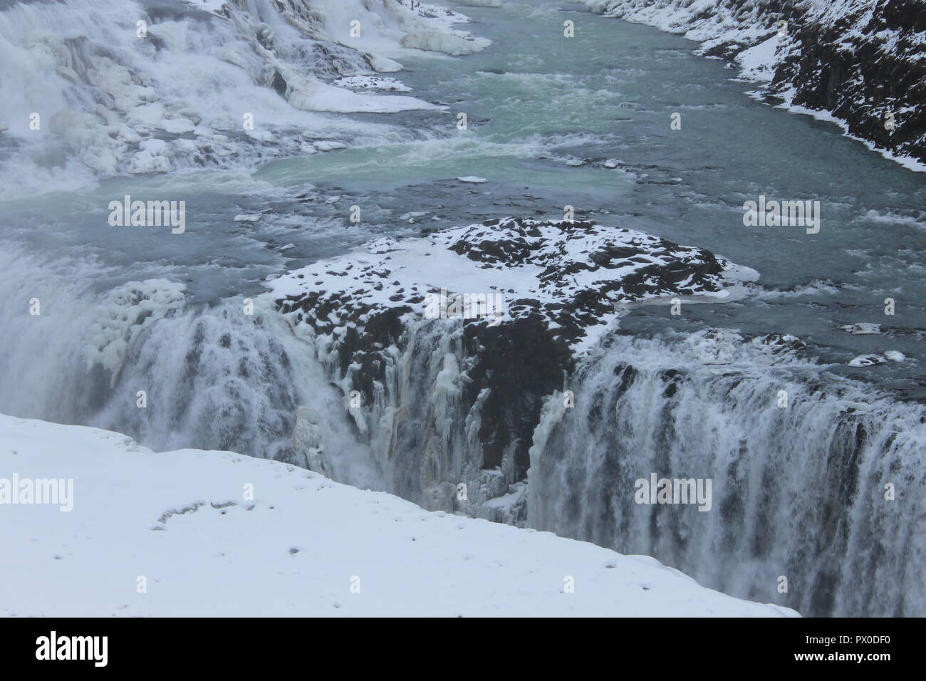 Gulfoss waterfall, Iceland Stock Photo