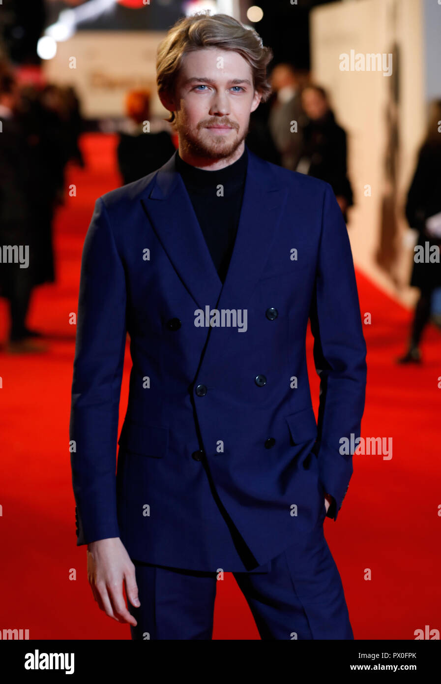 Joe Alwyn attending the UK premiere of The Favourite at the BFI Southbank for the 62nd BFI London Film Festival Stock Photo