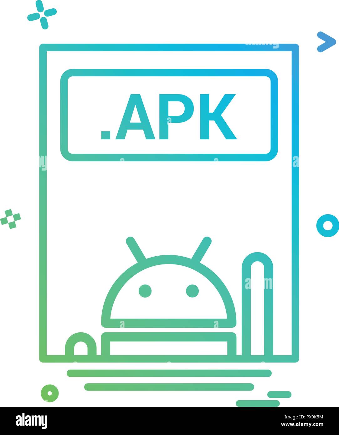 Apk icon Stock Vector Images - Alamy