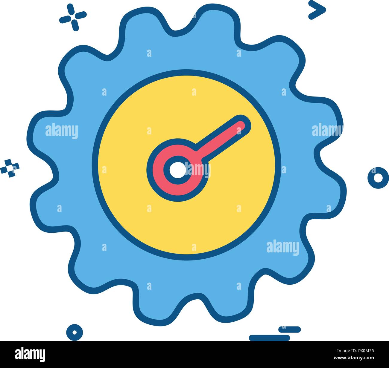 Setting gear icon design vector Stock Vector Image & Art - Alamy