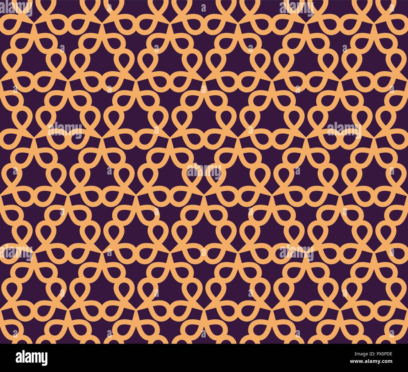 Vector seamless pattern. Modern stylish abstract texture. Repeating geometric linear tiles pattern background Stock Vector