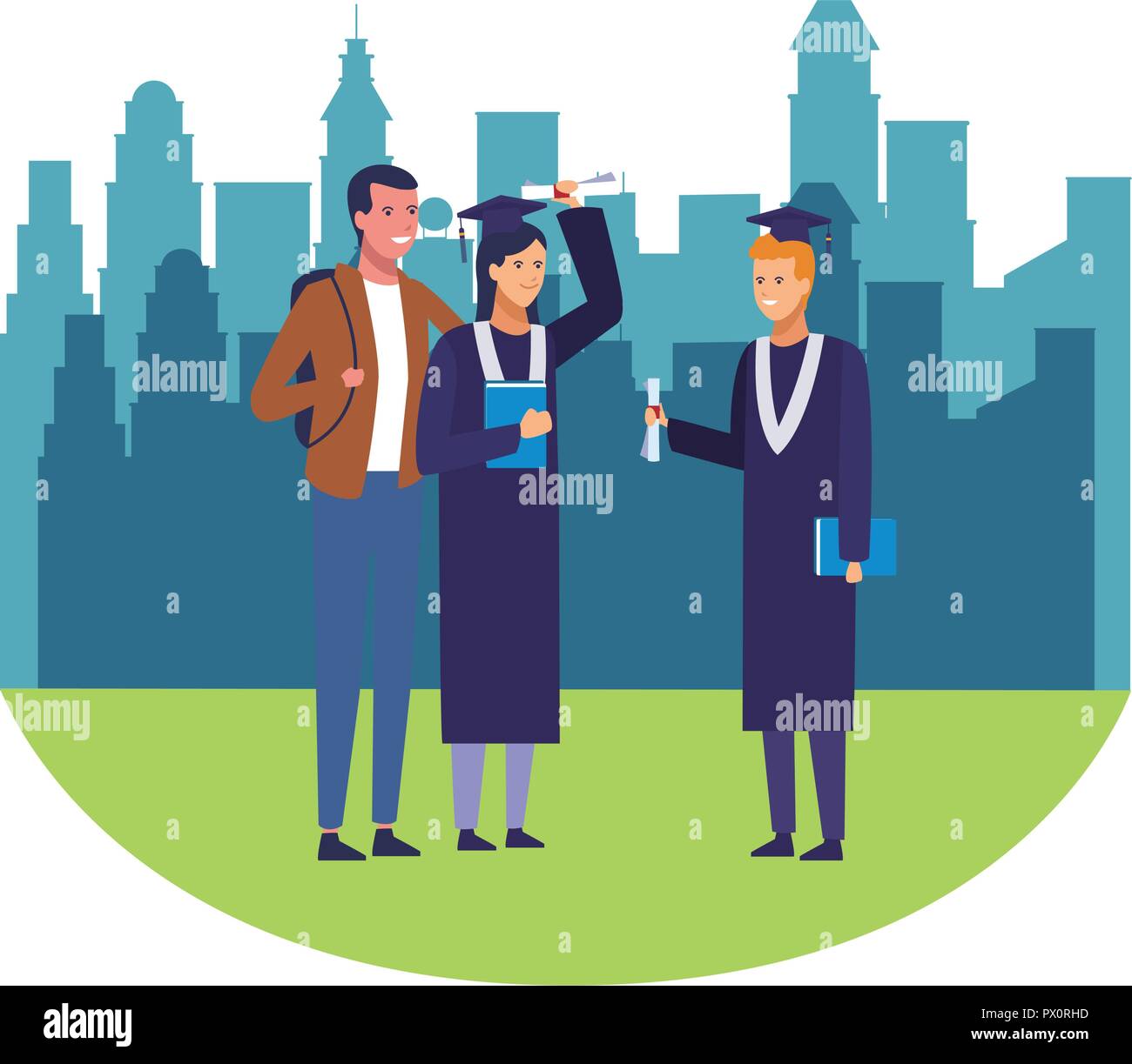 Students graduation celebration Stock Vector Image & Art - Alamy