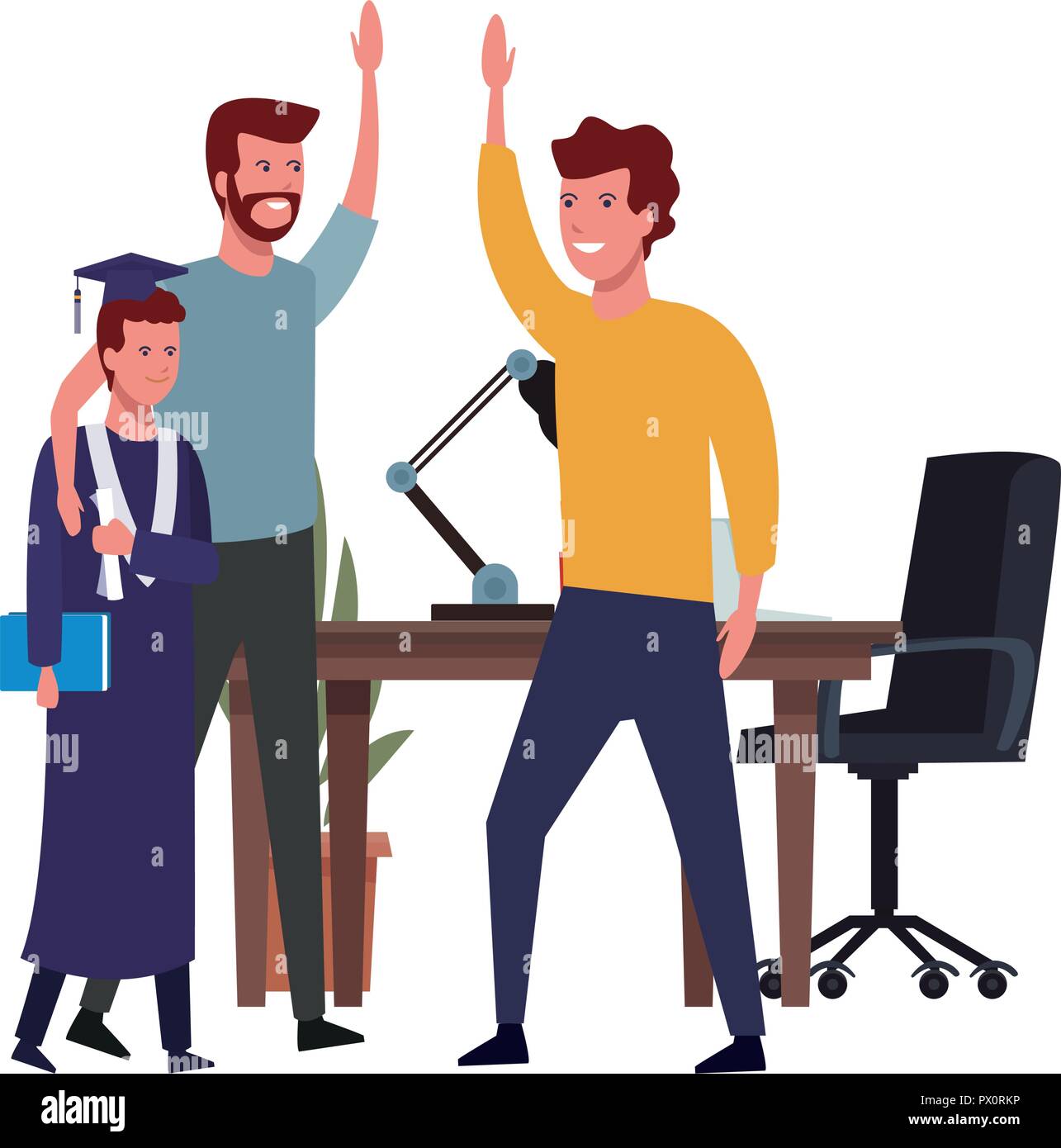 Students graduation celebration Stock Vector Image & Art - Alamy
