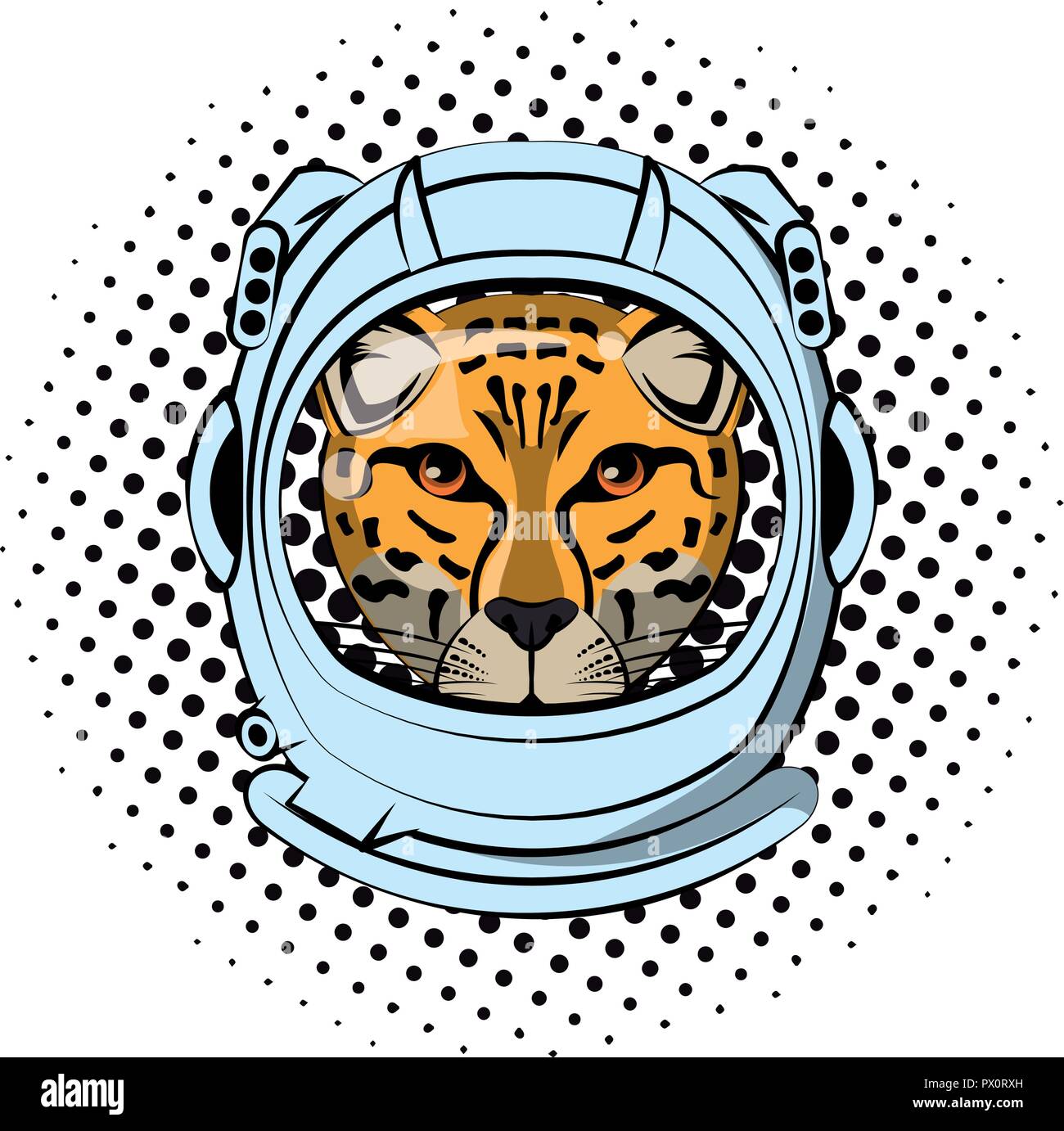 Leopard face cool sketch Stock Vector Image & Art - Alamy