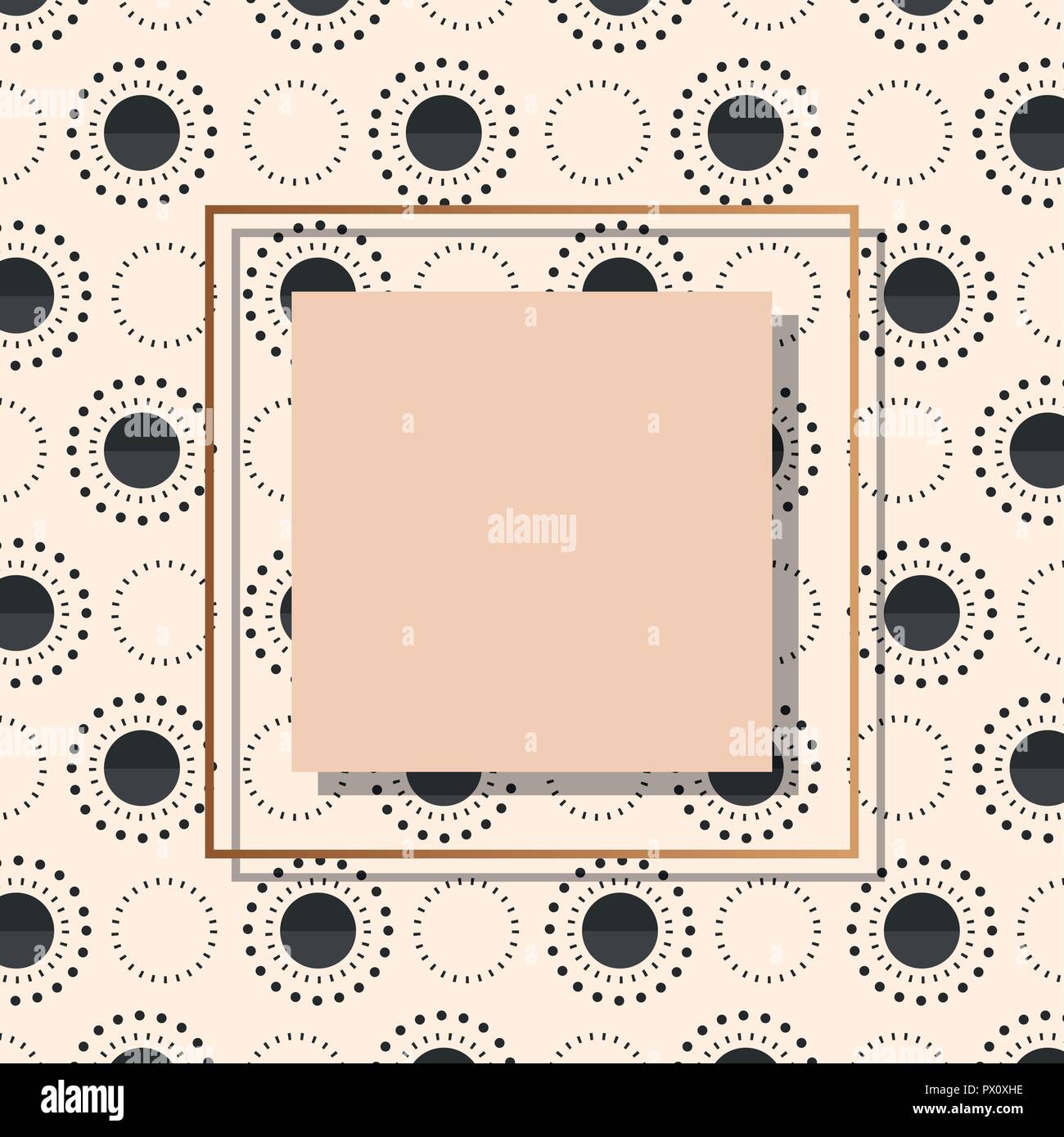 Simple Label Frame Square square frame elegant label template vector illustration Stock Vector ...