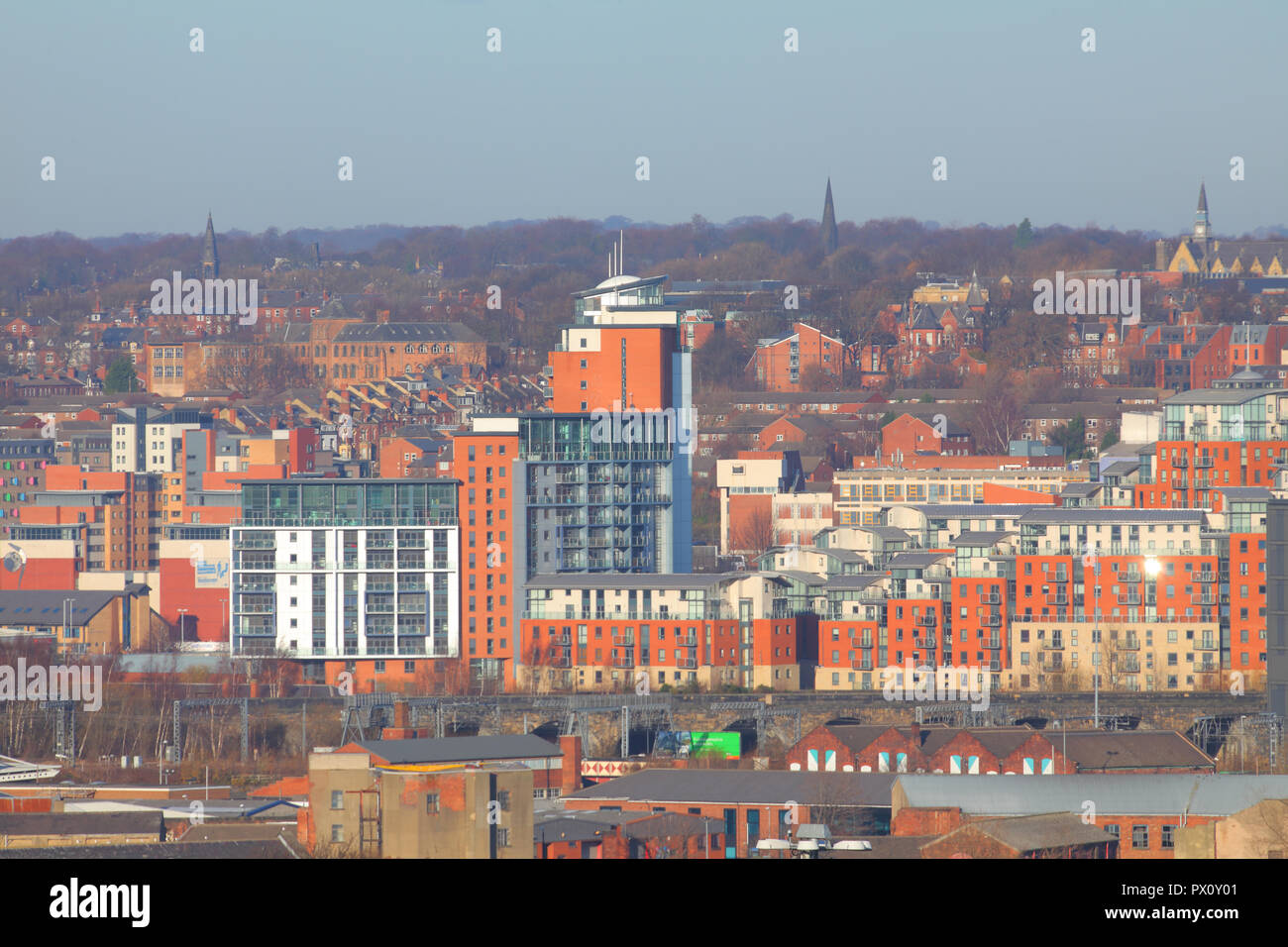 City Island in Leeds City Centre Stock Photo Alamy