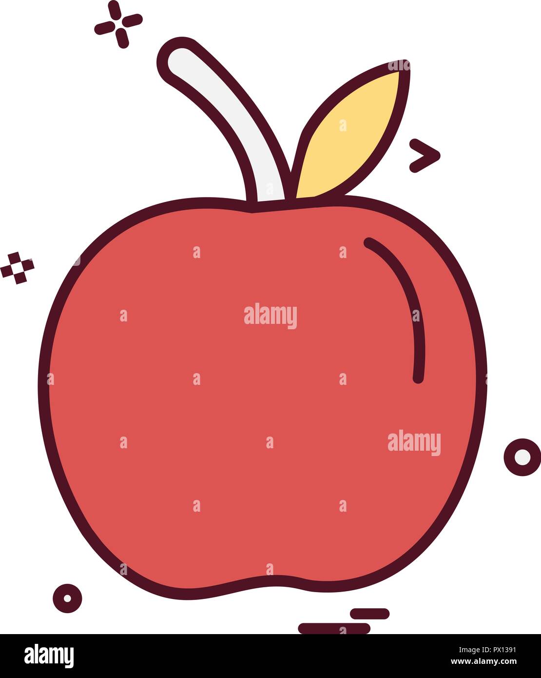 Fruits icon design vector Stock Vector Image & Art - Alamy