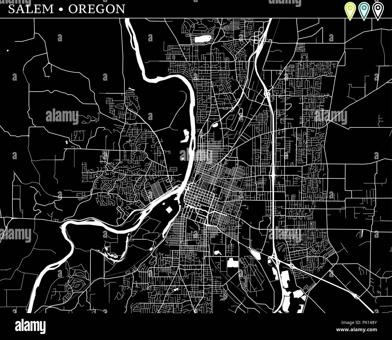 Downtown salem oregon hires stock photography and images Alamy