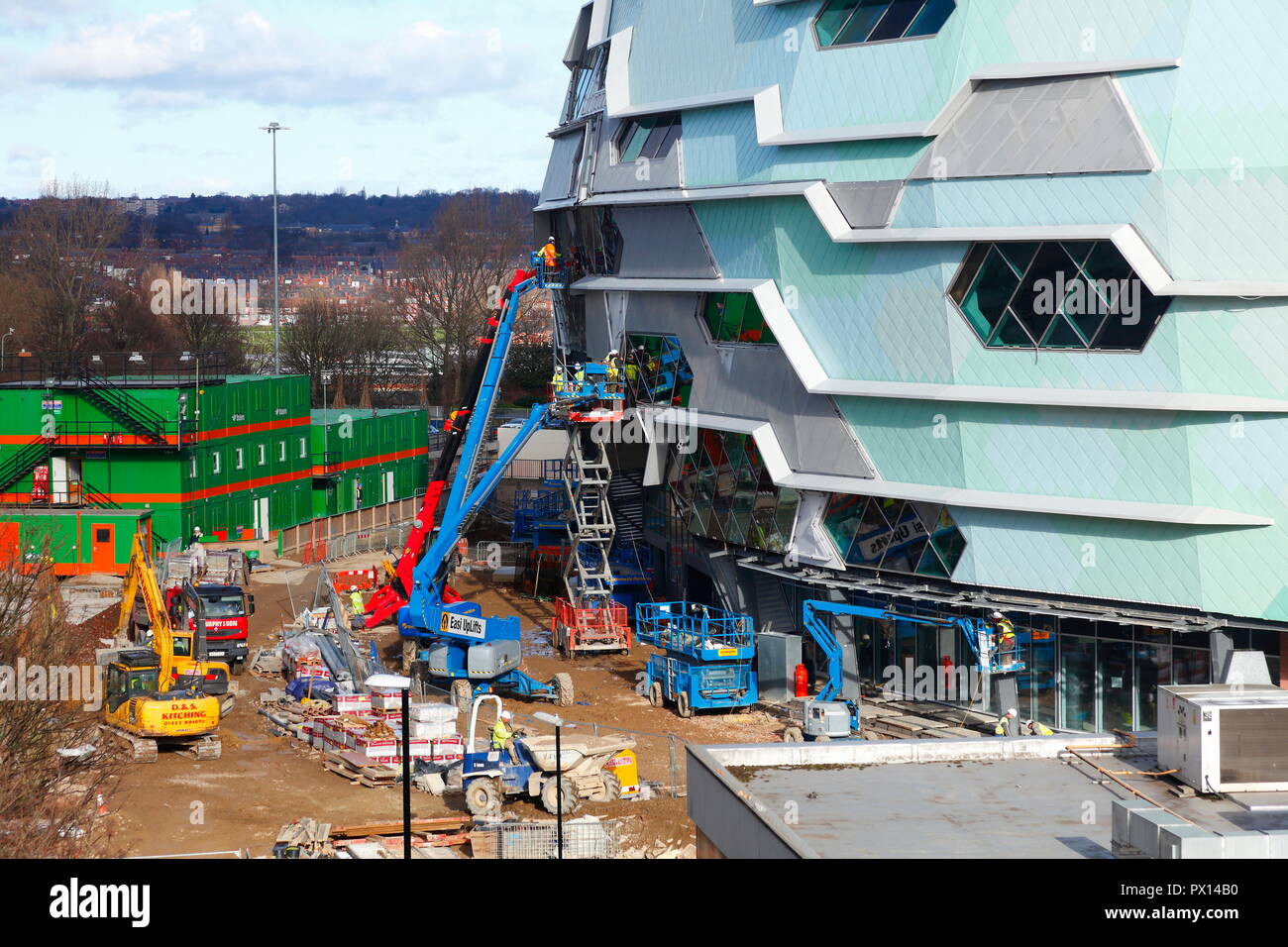 Leeds First Direct Arena under construction Stock Photo Alamy