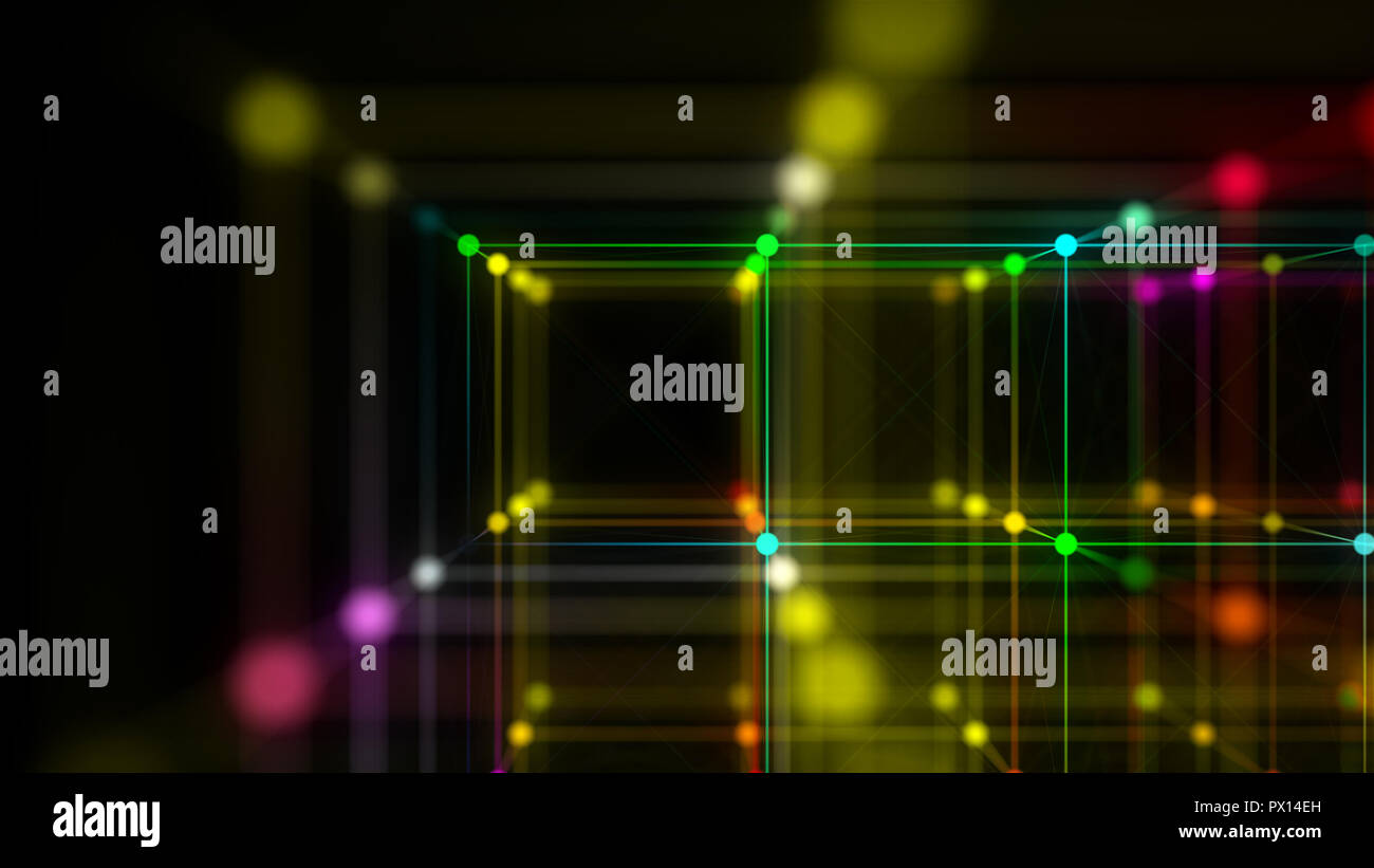 Abstract connection dots. Technology background. Network concept Stock ...