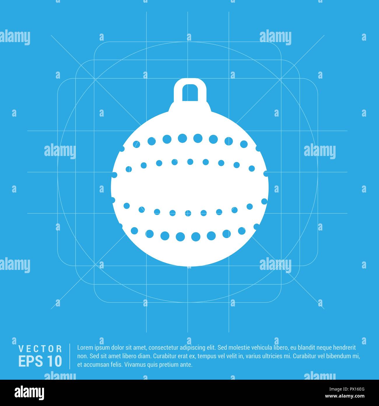 Christmas Ball Icon Stock Vector Image & Art - Alamy