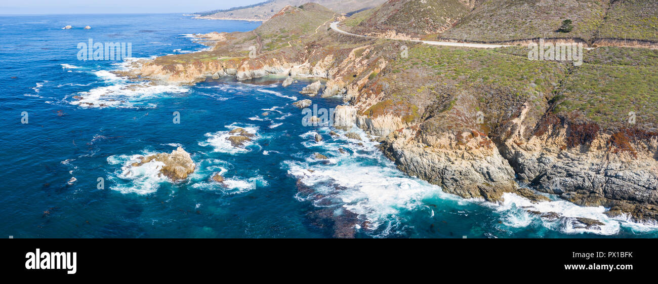 The cold, nutrientrich waters of the Pacific Ocean swirl against the