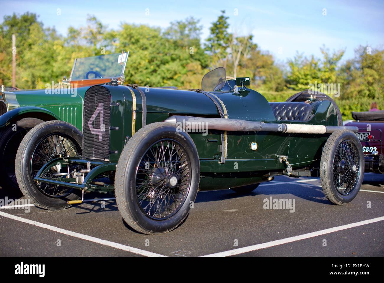 The historic sunbeam racing car hi-res stock photography and