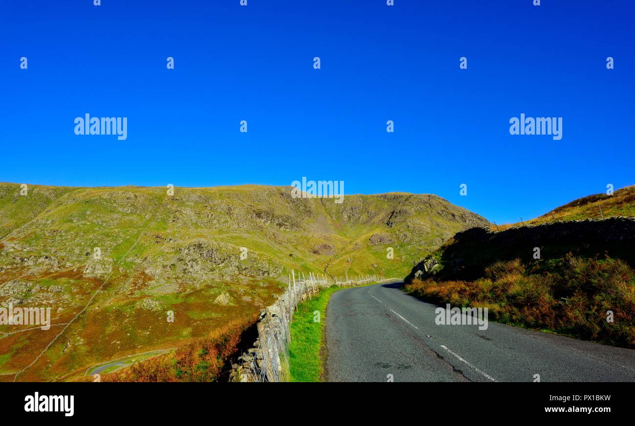 Kirkstone Pass,Ambleside,Lake District,Cumbria,England,UK Stock Photo