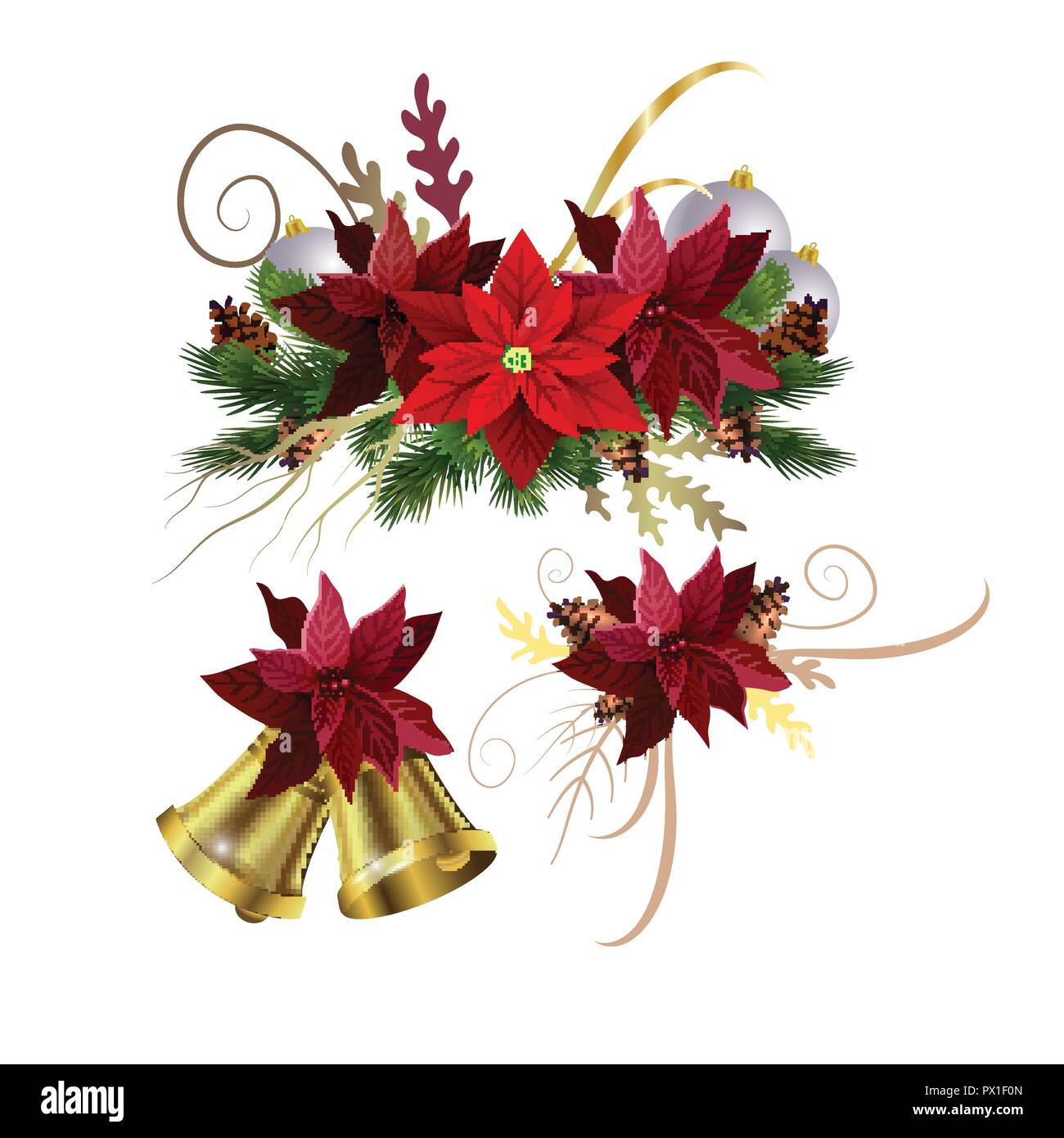 Christmas elements for your designs Stock Vector Image & Art - Alamy