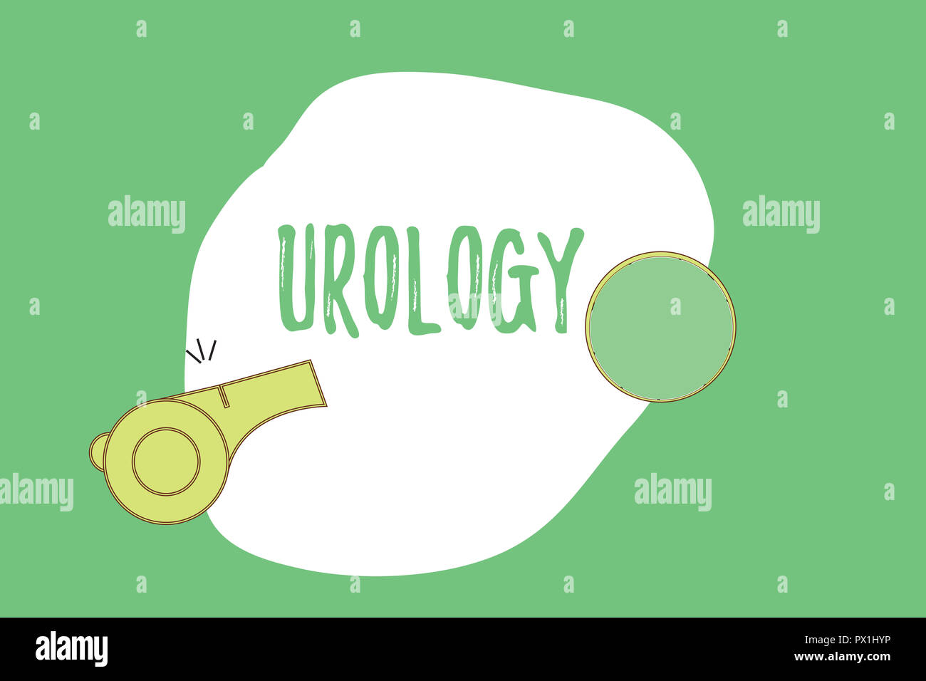 Text sign showing Urology. Conceptual photo Medicine branch related with urinary system function and disorders. Stock Photo