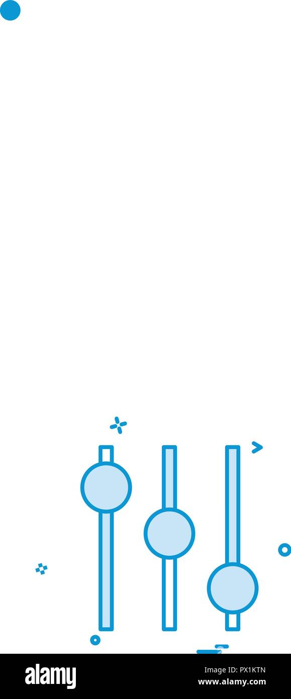 Equalizer icon design vector Stock Vector Image & Art - Alamy