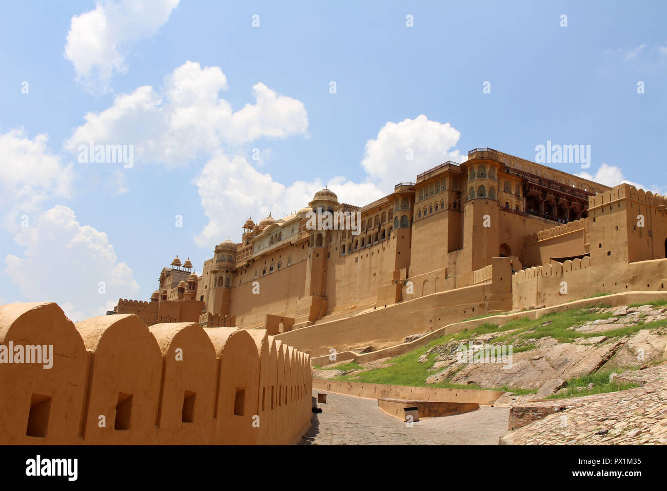 Amer or Amber Fort In Jaipur As Seen From The Entrance One Of Six amer-or-amber-fort-in-jaipur-as-seen-from-the-entrance-one-of-six