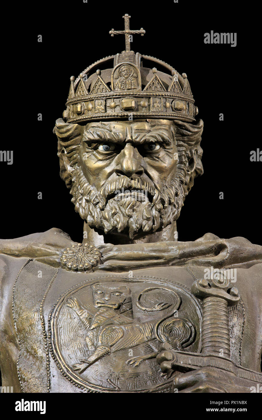 Statue of Emperor Samuel of Bulgaria (reign 9971014) in Sofia