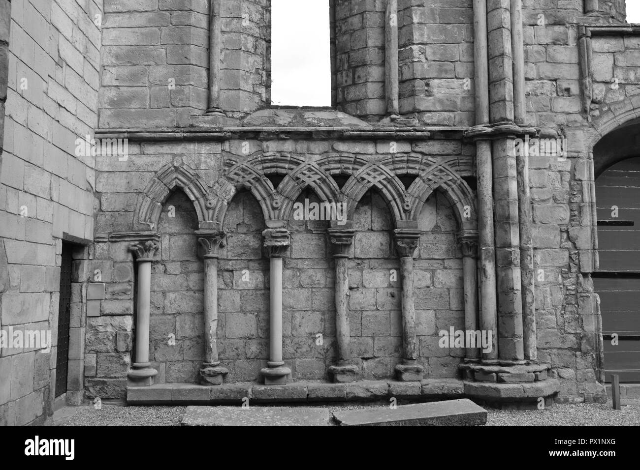Holyrood Parish Ruins Stock Photo