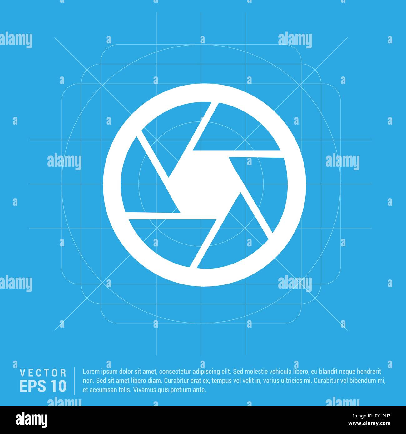 Camera Lens Icon Stock Vector Image & Art Alamy