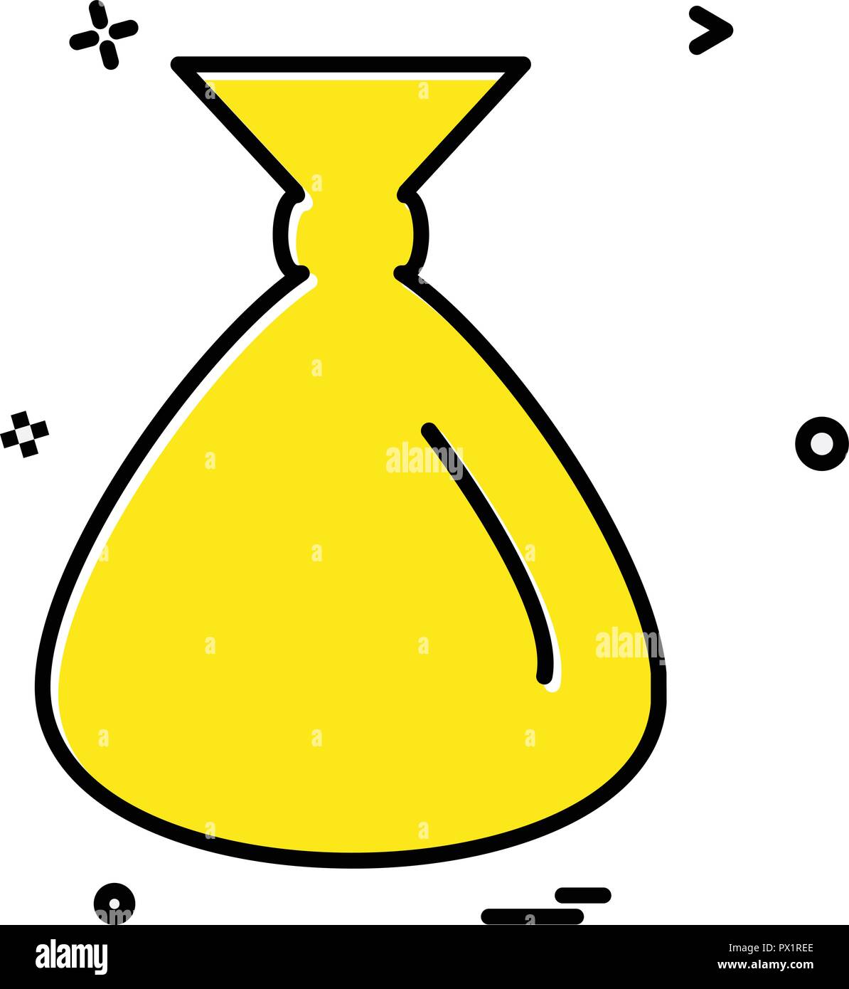 Pouch icon design vector Stock Vector Image & Art - Alamy
