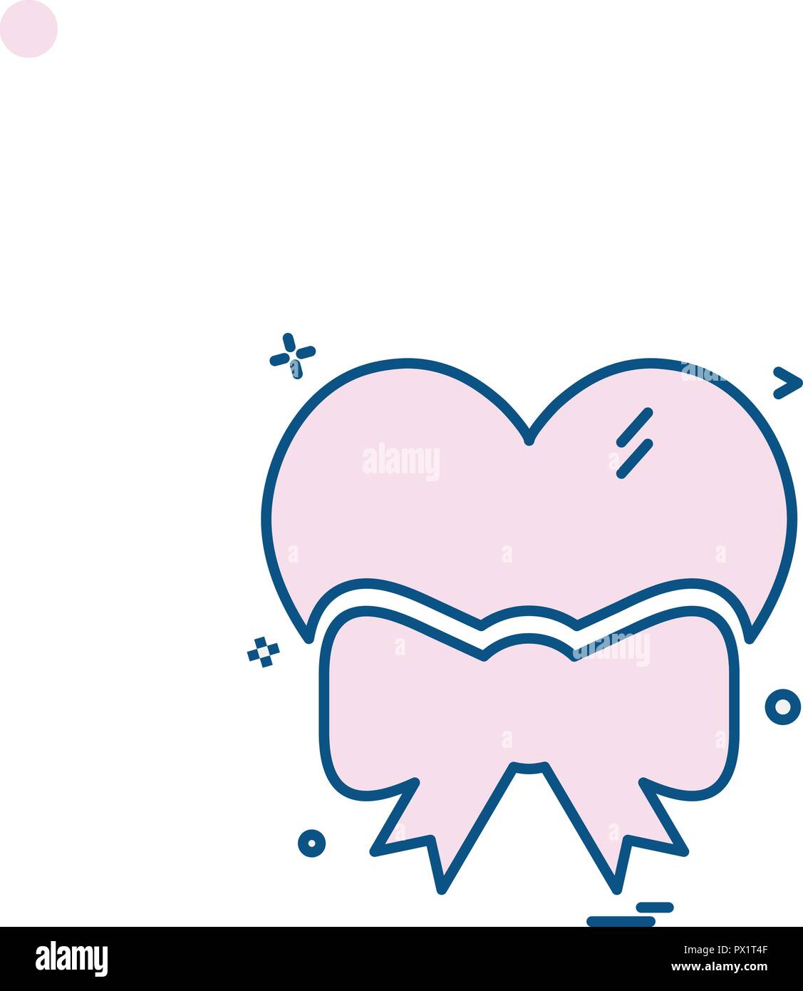 Hearts icon design vector Stock Vector Image & Art - Alamy