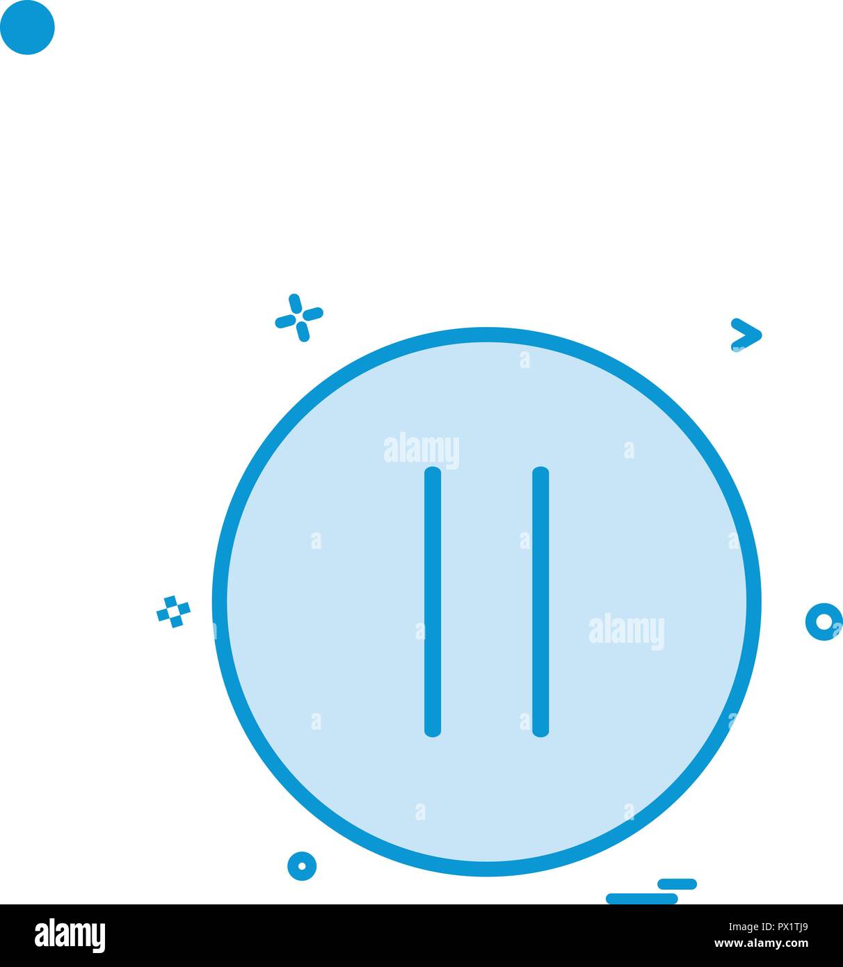 pause icon vector design Stock Vector Image & Art - Alamy