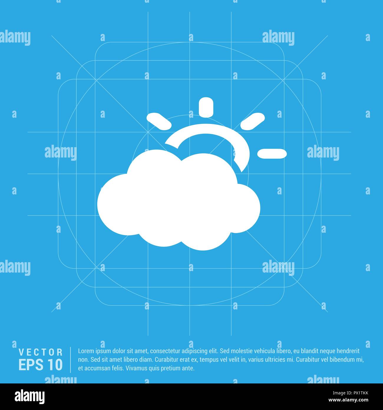 Sun Cloud Icon Stock Vector Image & Art - Alamy