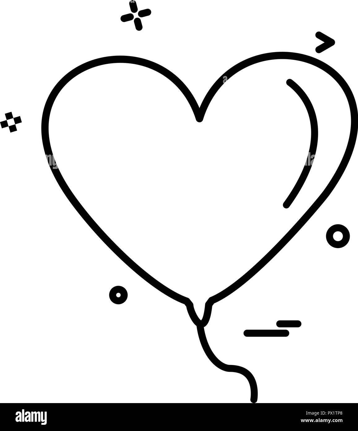 Hearts icon design vector Stock Vector Image & Art - Alamy