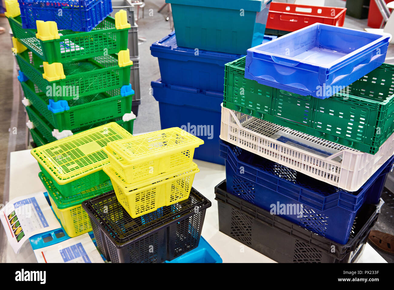 Download Yellow Plastic Crates High Resolution Stock Photography And Images Alamy PSD Mockup Templates