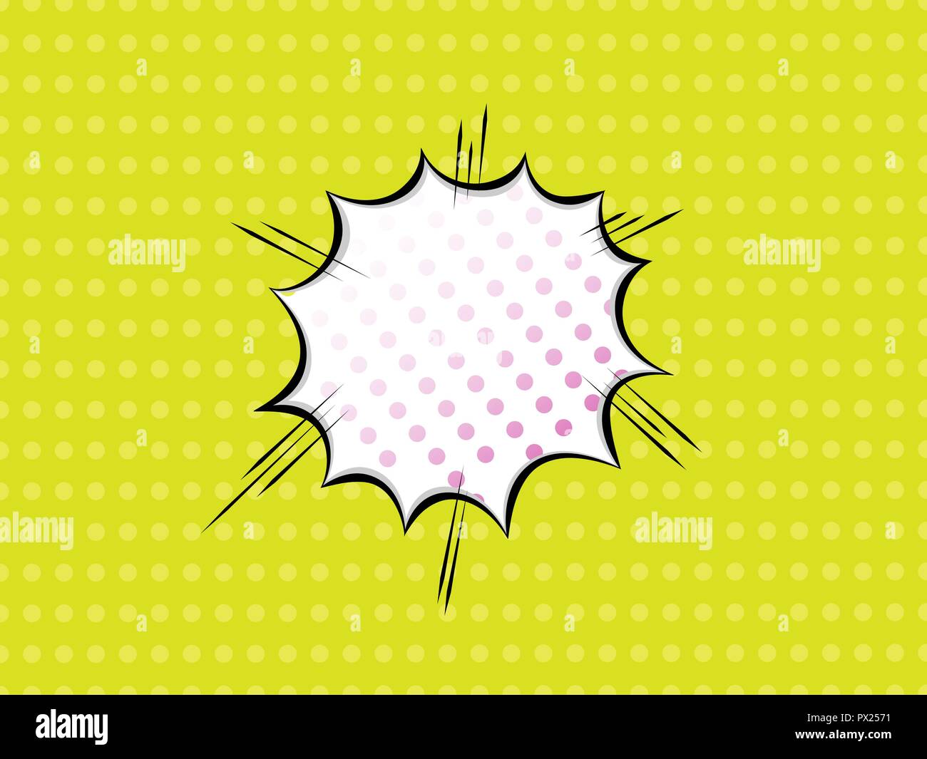 Empty abstract colored bubble for speech comic Stock Vector Image & Art ...