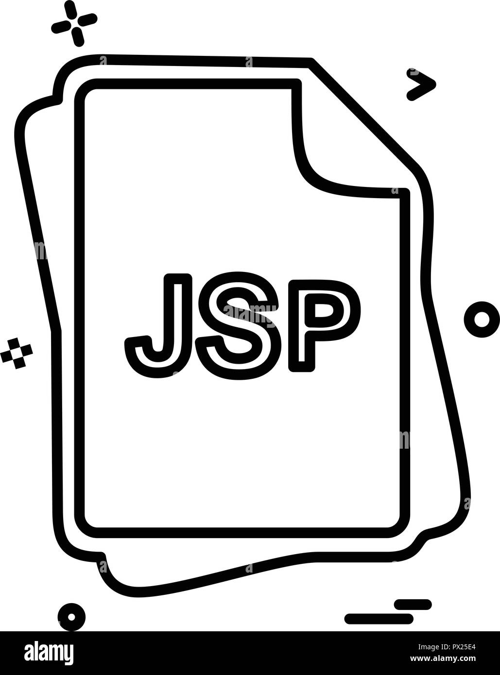 Jsp file format icon hi-res stock photography and images - Alamy