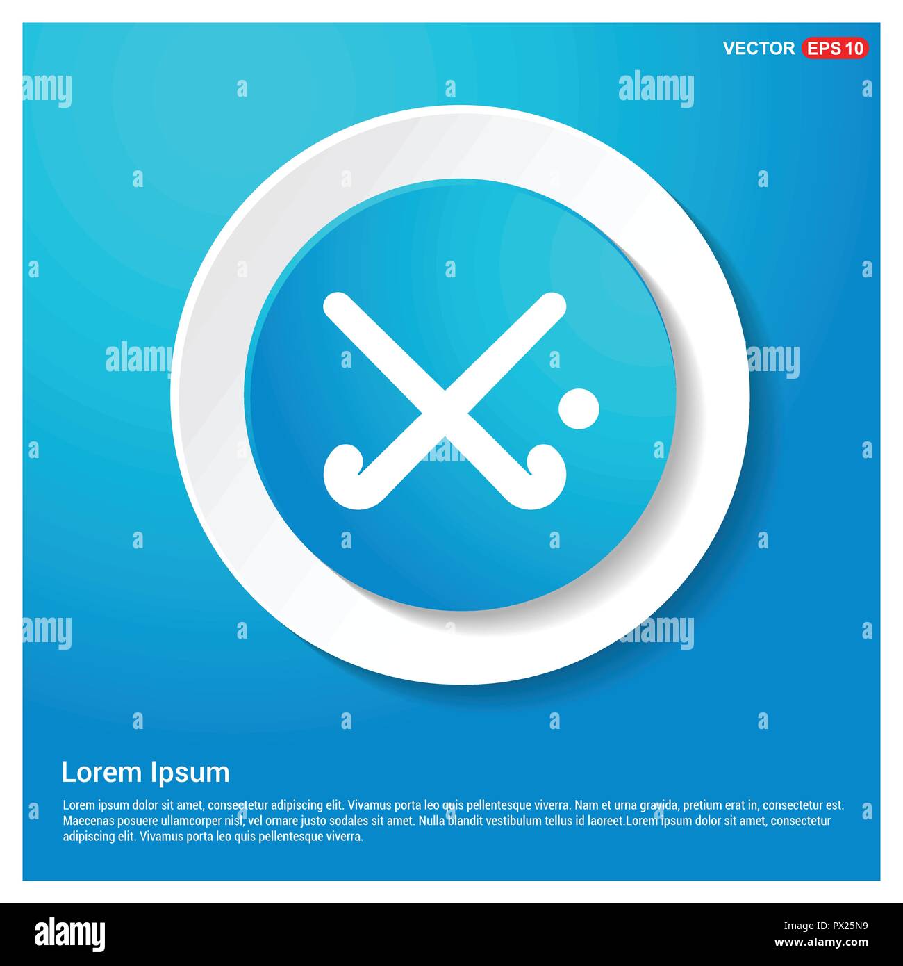Field Hockey Sticks Icon Stock Vector Image & Art Alamy