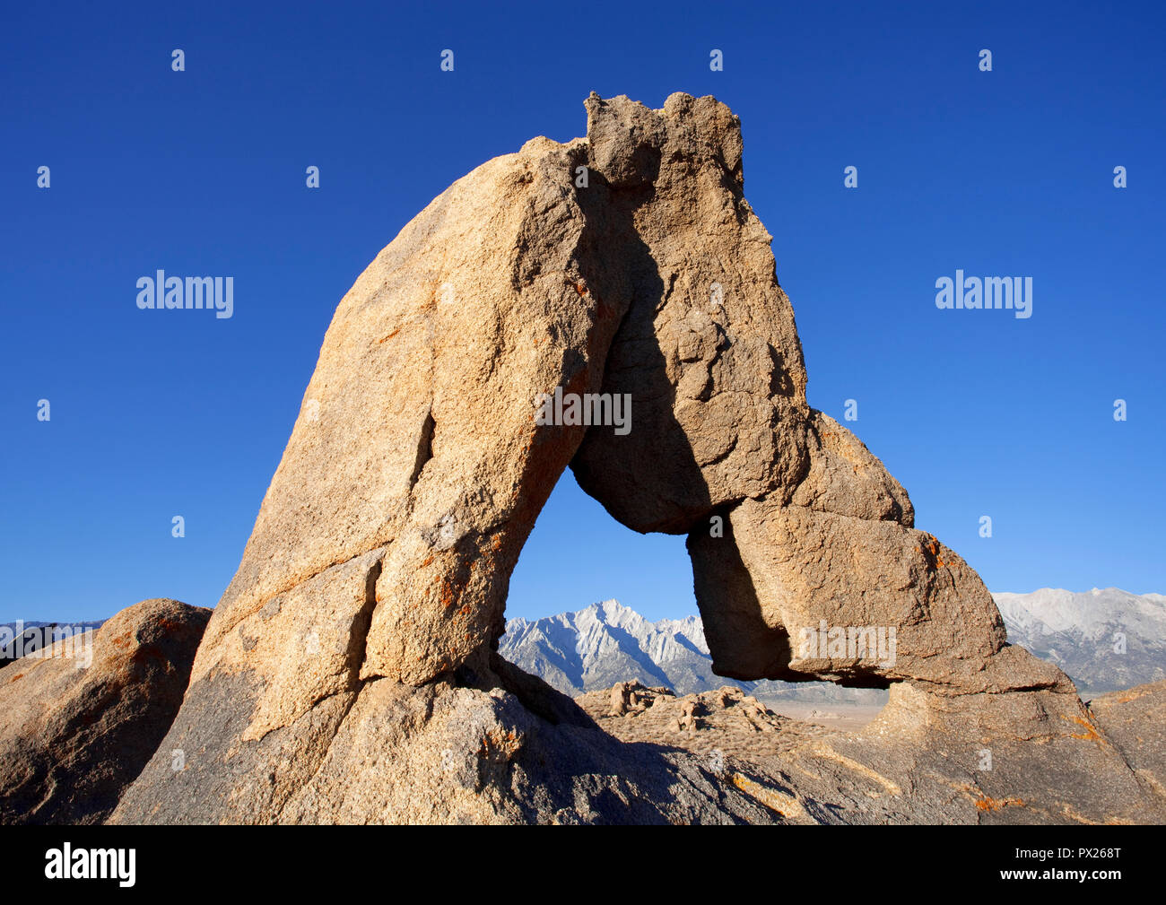 Mount Whitney, Eastern Sierra Nevada Mountains, California, USA. Stock Photo