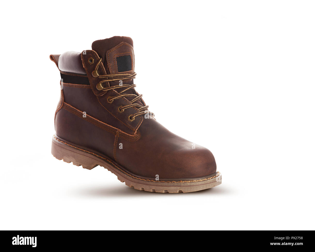 KANE 45MM ANKLE BOOT IN UMBER BROWN CALFSKIN