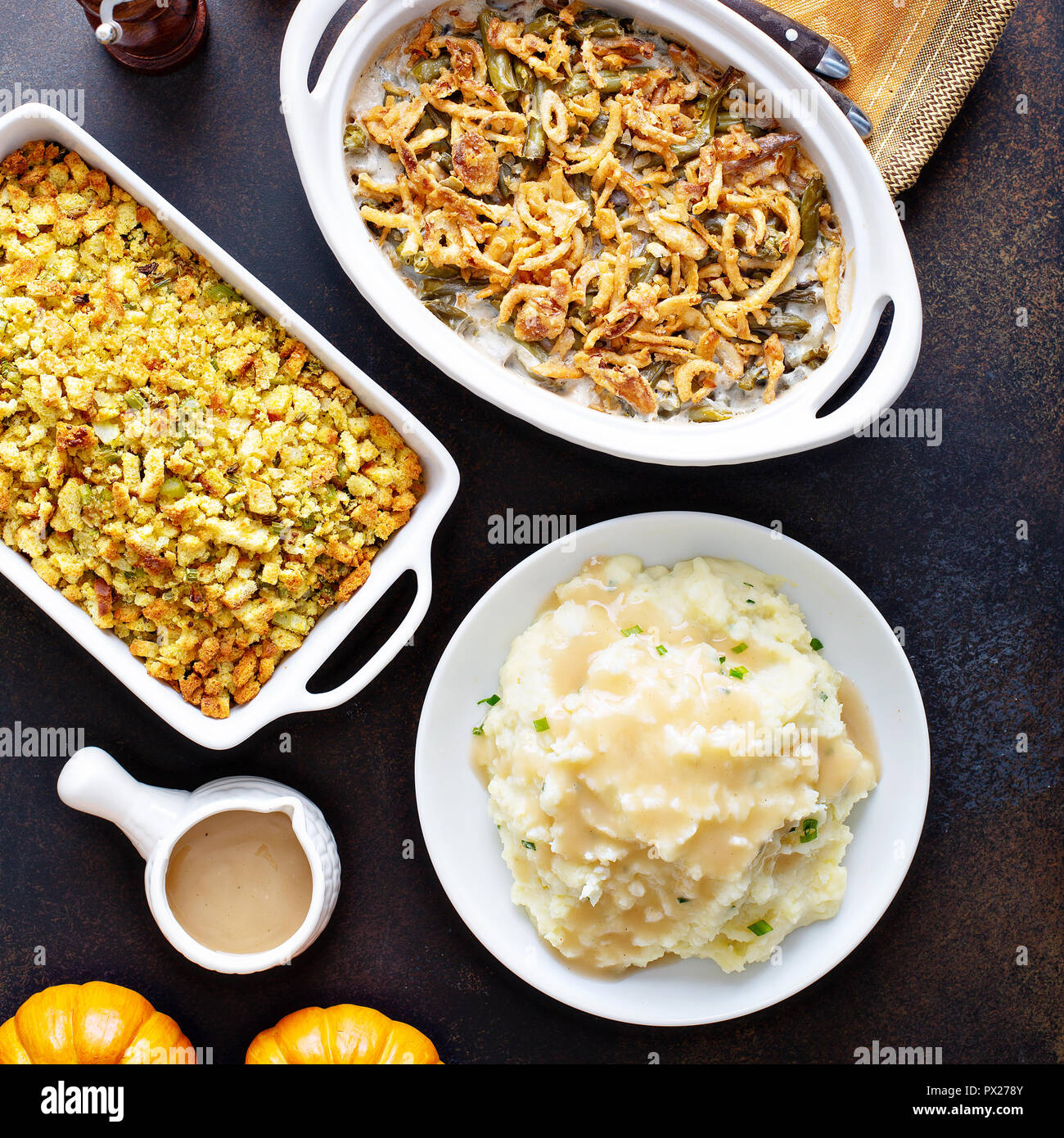 All Traditional Thanksgiving Side Dishes Mashed Potatoes Green Beans And Stuffing All Traditional Thanksgiving Side Dishes Mashed Potatoes Green Beans And Stuffing
