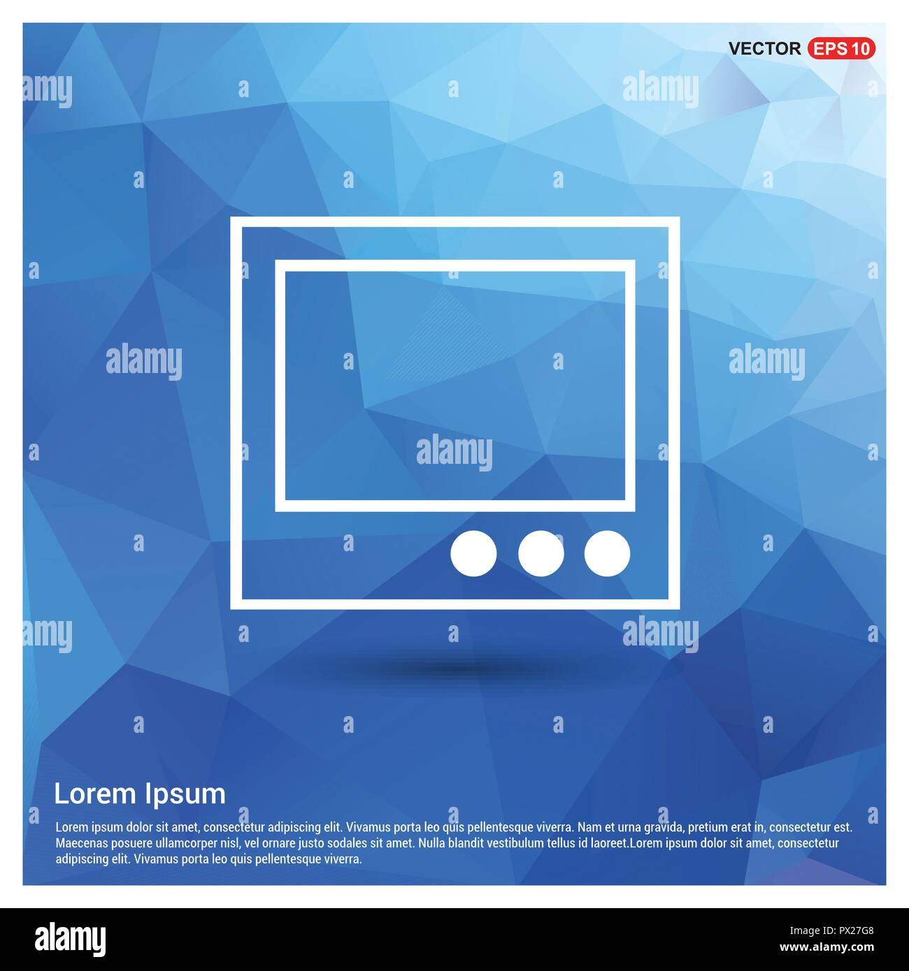 Retro tv icon Stock Vector Image & Art - Alamy