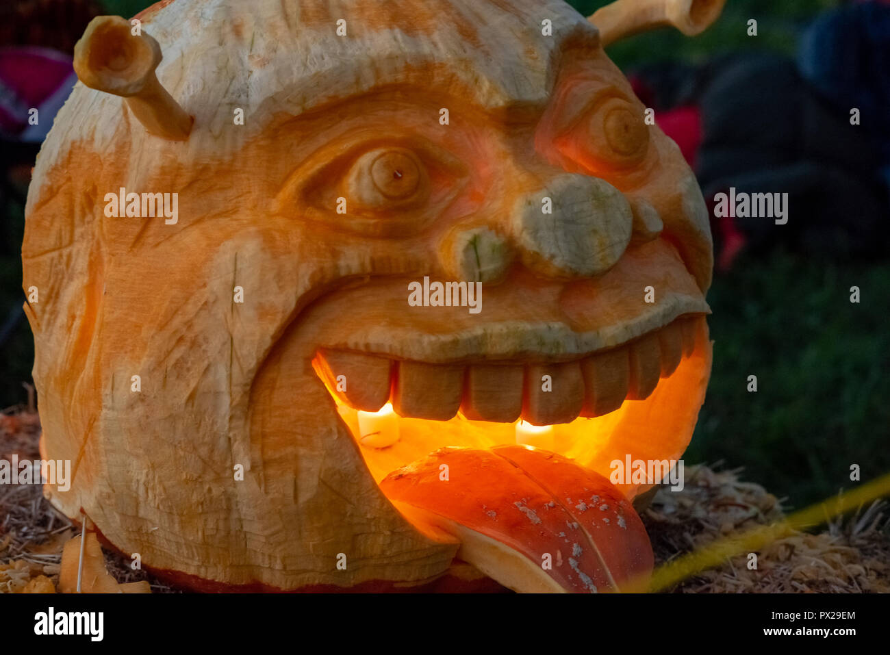 CHADDS FORD, PA OCTOBER 18 The Great Pumpkin Carve carving contest